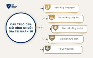 Cấu trúc của mô hình chuỗi giá trị nhân sự