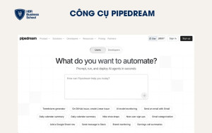 Pipedream là một nền tảng AI Automation Workflow mạnh mẽ