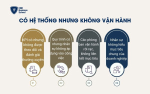 Có hệ thống nhưng không vận hành