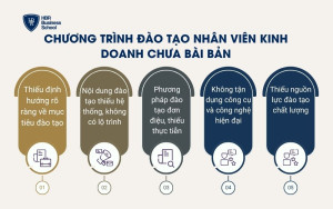 Chương trình đào tạo nhân viên kinh doanh chưa bài bản