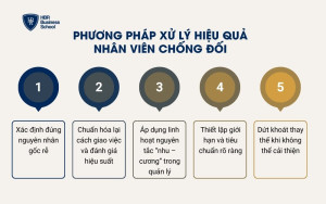 Phương pháp xử lý hiệu quả nhân viên làm việc chống đối