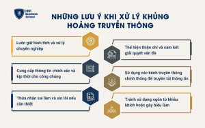 Những lưu ý khi xử lý khủng hoảng truyền thông