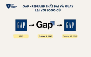 GAP - rebrand thất bại và quay lại với logo cũ