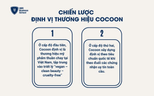 Tham khảo chiến lược định vị của Cocoon