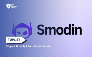 Một trong những công cụ AI viết kịch bản tốt là Smodin