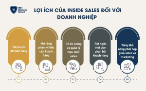 Lợi ích của Inside Sales đối với doanh nghiệp