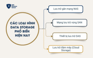 Các loại hình Data Storage phổ biến hiện nay