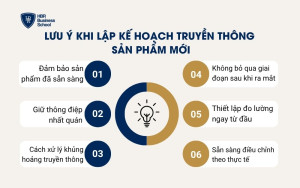 Lưu ý khi lập kế hoạch truyền thông sản phẩm mới