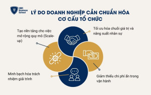 Lý do doanh nghiệp cần chuẩn hóa cơ cấu tổ chức