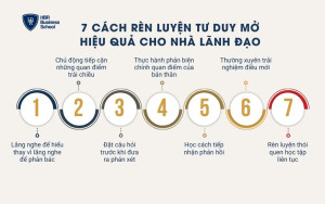 7 cách rèn luyện tư duy mở hiệu quả cho nhà lãnh đạo