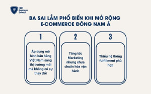 Sai lầm phổ biến khi mở rộng e-commerce Đông Nam Á