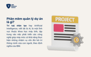 Phần mềm quản lý dự án là gì?