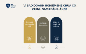 Vì sao doanh nghiệp SME chưa có chính sách bán hàng bài bản?