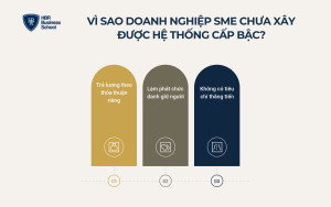 Ba rào cản khiến doanh nghiệp SME chưa xây được hệ thống cấp bậc công việc