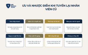 Ưu và nhược điểm khi tuyển dụng lại nhân viên cũ