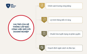Vai trò của hệ thống cấp bậc công việc đối với doanh nghiệp